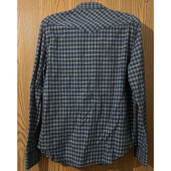 Lucky Brand Western Mens Medium Button Up Plaid Shirts LOT OF 2 Sportswear Prep - Picture 6 of 13